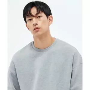 매장정품 소버먼트 SOVERMENT 950G 솔리드 맨투맨-8% 멜란지 그레이-[오버핏] 9NS012C 753290