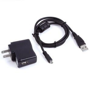 MAXLLTO USB AC/DC 전원 어댑터 카메라 배터리 충전기 코드: NIKON COOLPIX S70 S3600용