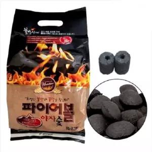 파이어볼 야자숯 1kg + 불쏘시개 포함