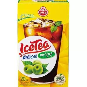 힐링타임 아이스티 매실 14gx20T 오뚜기