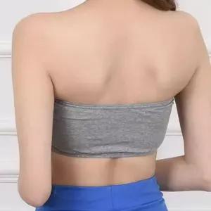 [라일리여성언더웨어] Rly 오프숄더 면 튜브 탑브라 스포츠브라탑 입는브라