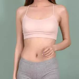 [라일리여성언더웨어] Rly X끈 스포츠 브라 스포츠웨어 운동용브라 노와이어