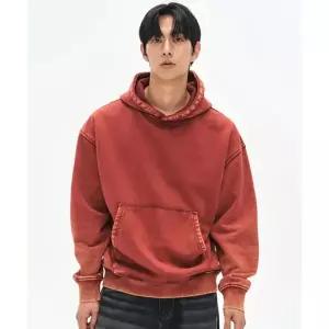 매장정품 소버먼트 SOVERMENT 890G 컷 블리치 후드-에시드 와인- pdHZ-21 753389