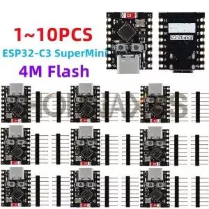 개발 보드 모듈 미니 와이파이 BT 블루투스 프로세서 RISC-V ESP32-C3 슈퍼미니 4M 플래시 C타입 C3 1-10