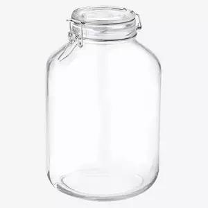물통 글라스 유리병 피도병 물컵 물병 유리물병 고무패킹 5000ml 1P
