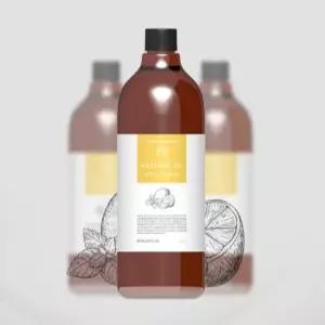 촉촉한 아로마 마사지 바디 오일 피부 탄력 보습 고보습 오일 제품 1000ML 레몬
