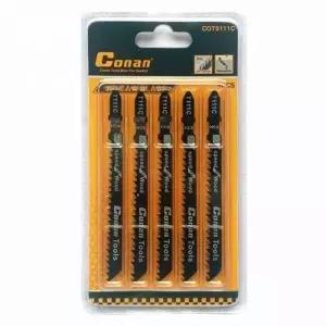 코난 직쏘톱날 목재용 T111C 5PCS 목공공구 목공톱날 교체용