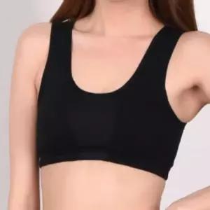 [라일리여성언더웨어] Rly 면 브라캡 내장 스포츠 탑브라 필라테스브라탑 필