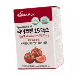 라이코펜 토마토 추출물 아연 셀렌 항산화 작용 제품 영양제 60 캡슐