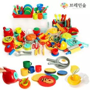 교육기관용 대용량 소꿉놀이 식기 풀세트 아이선물 장난감 어린이집교구 영유아용