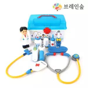 남아선물용 소프트 실리콘 병원놀이세트 유아완구 캠핑놀거리 역활장난감 감성발달