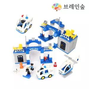 동네지킴이 역할놀이 블록세트 102P 남자아이선물 완구 아기장난감 토이카