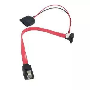 2Pin 암 SATA 전원 90도 데이터 케이블 컴퓨터 PC 미니 섀시 호스트 케이스 ITX 마더보드 SSD HDD 하드
