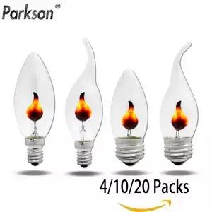 에디슨 Led 촛불 전구 E14 E27 효과 3W AC220V 홈 장식 조명 앰플