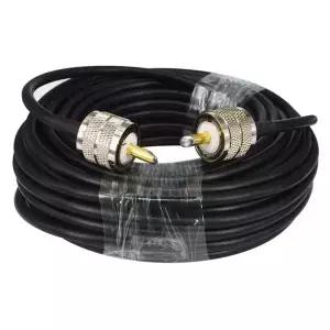 승진 15M UHF 동축 케이블 RG58 PL259 50 Ohms CB 라디오 안테나 남성 저손실