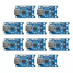 5pcs Typec USB 5V 1A 18650 TP4056 보호 기능이있는 배터리 충전기 모듈 충전 보드 듀얼