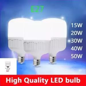 50/40/30/20/15W LED 전구 E27 나사 입 조명 눈 보호 에너지 절약 램프 인테리어 거실 침실 사무실