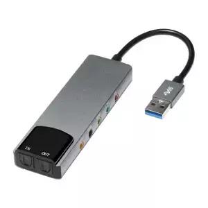새로운 USB 사운드 카드 휴대용 실용적인 외부 오디오 게임 라이브 스트리밍 음성 채팅 PC/컴퓨터용 SPDIF