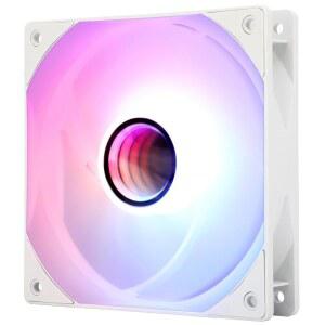 써멀라이트 TL-C12W-S V3 CPU 팬 120MM 케이스 쿨러 ARGB S-FDB 베어링이 있는 4핀 PWM 커넥터 사일런트 컴퓨터 데스크톱 냉각 팬에는 미러 라이트 효과(TL-C12W-S V3)가 있습니다
