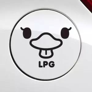 귀여운 캐릭터 주유구스티커 LPG