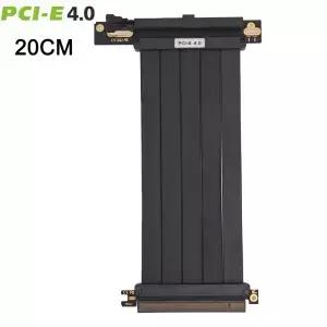 풀 스피드 4.0/3.0 PCIE X16 라이저 케이블 그래픽 카드 연장 코드 PCI 익스프레스 무손실 차폐 연장기 잼