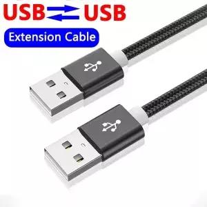 Kebiss USBUSB 연장 케이블 유형 A 남성남성 USB 연장기 라디에이터 하드 웹콤 카메라