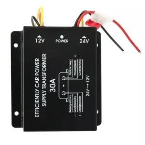 30A 자동차 전원 공급 장치 변환기 스텝다운 인버터 24V 12V
