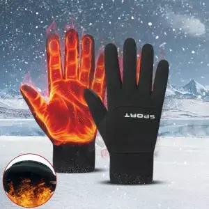 축구 장갑 방수 열 그립 외야 사이클링 선수 자전거 필드 스포츠 야외 guantes moto
