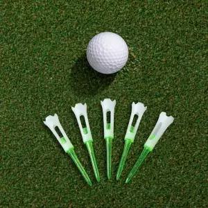 PL 라이프 골프 티 클리어 골프티 25개입(롱롱티 83mm) (그린) No5