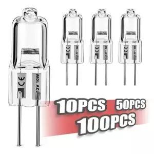 10/50/100PCS G4 LED 전구 쿠커 조명 신호등 트랙 캡슐 용 생태 할로겐 진주 크리스탈 삽입