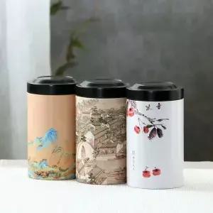 빈 티팟 차 상자 가정용 보관 휴대용 차통 밀폐용기 거실 커피 테이블 장식 소품