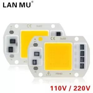 110V 220V LED 칩 10W 20W 30W 50W COB 필요 없음 드라이버 램프 구슬 홍수 빛 스포트라이트 Lampada DIY