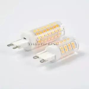 슈퍼 밝은 G9 LED 램프 AC220V 5W 7W 9W 12W 15W 18W 세라믹 SMD2835 전구 따뜻한/차가운 흰색