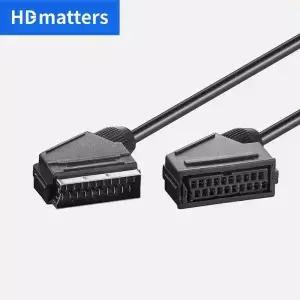 Scart 연장 케이블 21핀 Euro 수Scart 암 코드 소켓