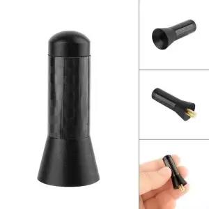 3.5cm 블랙 탄소 섬유 나사 알루미늄 자동차 짧은 공중 안테나 외부 내구성 수신기 액세서리