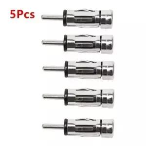 5PCS 자동차 라디오 안테나 어댑터 ISO DIN 커넥터 플러그 스테레오 Autoradio 마스트 차량 오디오 시스템