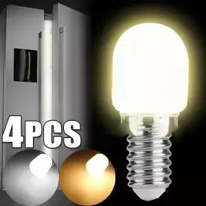 2/4pcs LED 전구 E12 E14 220V 냉장고 디스플레이 램프 조명 고휘도 홈 장식 샹들리에
