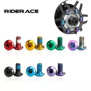 12PCS M5x9mm MTB 로터 볼트 스테인레스 스틸 자전거 유압 브레이크 초경량 도로 고정 나사