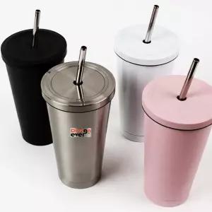 스트로우 테이크아웃 500ml 보온보냉 빨대 스텐텀블러