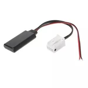 Biurlink 차량용 블루투스 Aux 잭 오디오 케이블 어댑터 BMW E60 E63 E64 E66 E81 E82 E70 E90