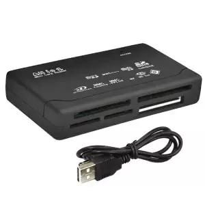 올인원 카드 리더기 USB 2.0 SD 어댑터 지원 TF CF 미니 SDHC MMC MS XD
