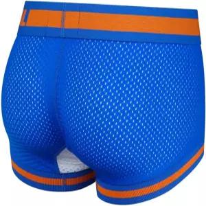 JOCKMAIL 남성 메시 속옷 복서 트렁크 반바지 통기성 가랑이