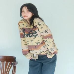 리 나일론 포켓 카드 파우치 베이지