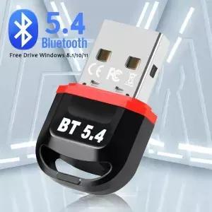 Pc용 블루투스 5.4 어댑터 USB 동글 리시버 스피커 마우스 키보드 음악 오디오 송신기