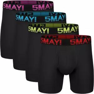 5 메이 남성 속옷 복서 브 코튼 레귤러 롱 팩 S M L XL XXL