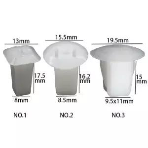 30Pcs 자동차 자동 패스너 트렁크 트림 나사 그로멧 클립 리벳 너트 선택