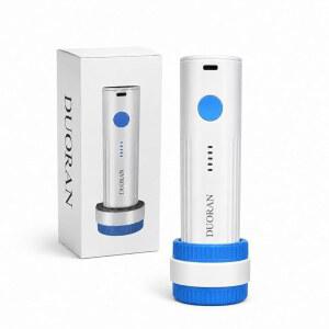진공 보관 가방용 듀오란 무선 전기 펌프 여행용 공기 휴대용 USB 충전식 씰 및 의류 담요 침구용 압축 가방 펌프(보관 미포함)