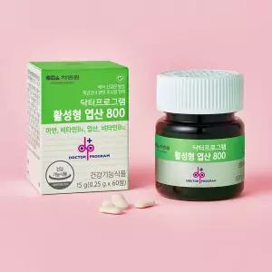 닥터프로그램 활성형 엽산 800 60정 (2개월분)