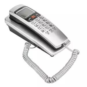 FSK/DTMF 발신자 ID가 있는 미니 전화 유선 홈 호텔 사무실 비즈를 위한 데스크탑 고정