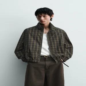 ZARA 라이트 체크 재킷 - 블랙 / 크림 5070/804/093
